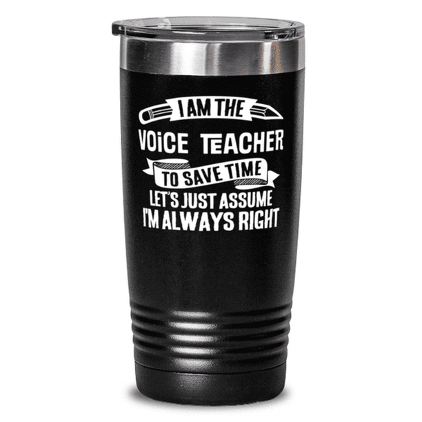 Teal Stainless Steel Insulated Tumbler With Lid Present Idea Teacher Voice Wine Glass Dont Make Use My Teacher Voice 
